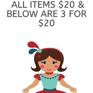 Bundle 3 items that are priced $20 not over 5 pounds